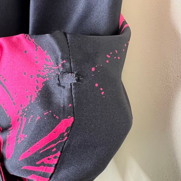 Roberto Verino 100% Silk Top 10 Black Pink Floral Boat Neck Chic Designer Blouse - Picture 8 of 10